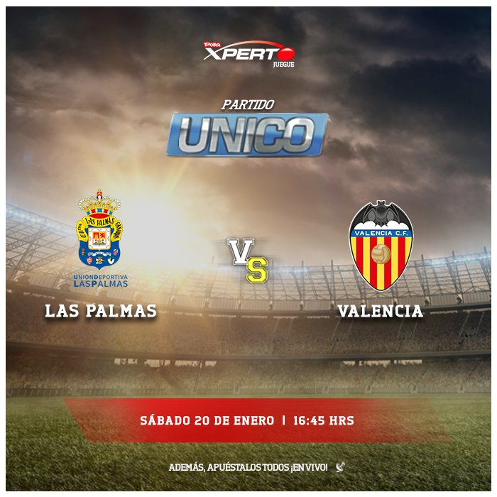 Las Palmas quiere darle una lección al Valencia. ¿Podrá lograr su cometido?