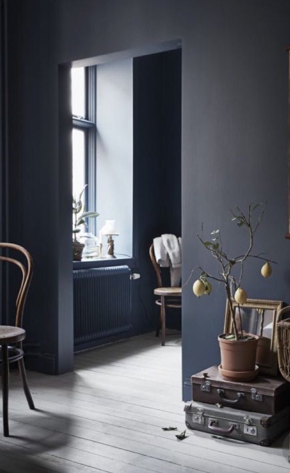 AbsoluteDecs's tweet photo. . Dark hues for walls are hugely on trend, here’s some inspiration on making the look work in different rooms. #darkpaint #ontrend #decoraters #Enfield https://t.co/kFvzFgdxRQ