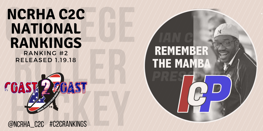 NCRHA_C2C's tweet photo. BREAKING: The second edition of our College Roller Hockey National Rankings for the 2017-2018 @NCRHA season have been released. Where's your team?
#C2CRankings https://t.co/zj5NZWSlu8