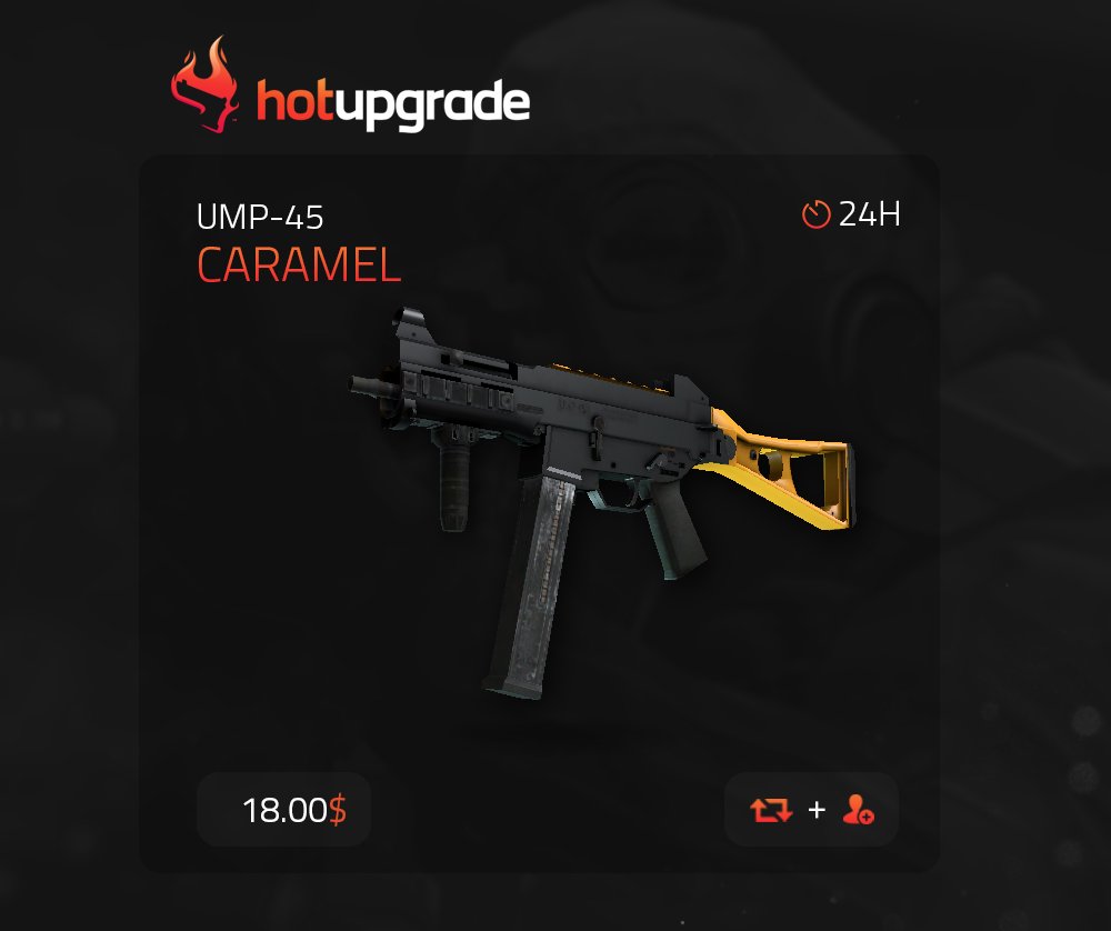 🔥🔥 UMP-45 CARAMEL GIVEAWAY 🔥🔥

💥RETWEET
💥FOLLOW US

Good luck!