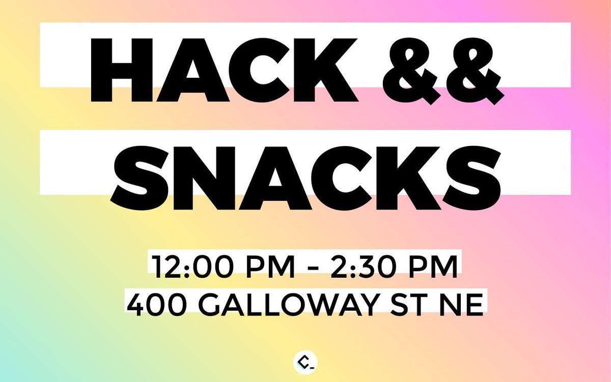 wearecolorcoded's tweet photo. See you at noon at @themoderndc!
Get some work done, start on this project you’ve been thinking about, enjoy some light snacks while they last, and meet some cool people!
Register: https://t.co/KZB9E8ZwjC
#hack&&snacks #acreativedc #pocintech #wearecolorcoded https://t.co/d8YhHM30xJ