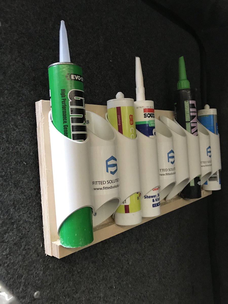 fittedsolution's tweet photo. A hour well spent making removable tube storage for the van simple quick and hopefully time saving #birchply using @ButtonfixUK @Festool_GB nice clean cuts on the kapex. #toolstorage #solventweld #neat #timeismoney #fittedsolutions #kitchenfitter #chipy #eastmidlands #derby https://t.co/KPZY8DOKvF