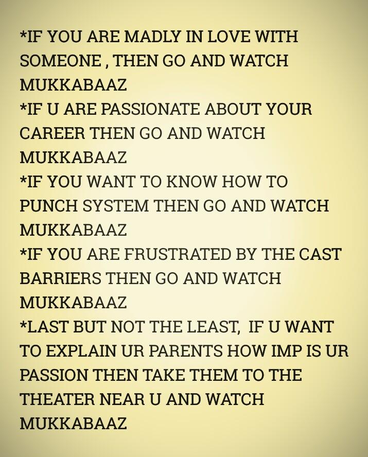 Amadvadi_Awadhi's tweet image. @ItsVineetSingh #GOANDWATCH MUKKABAAZ