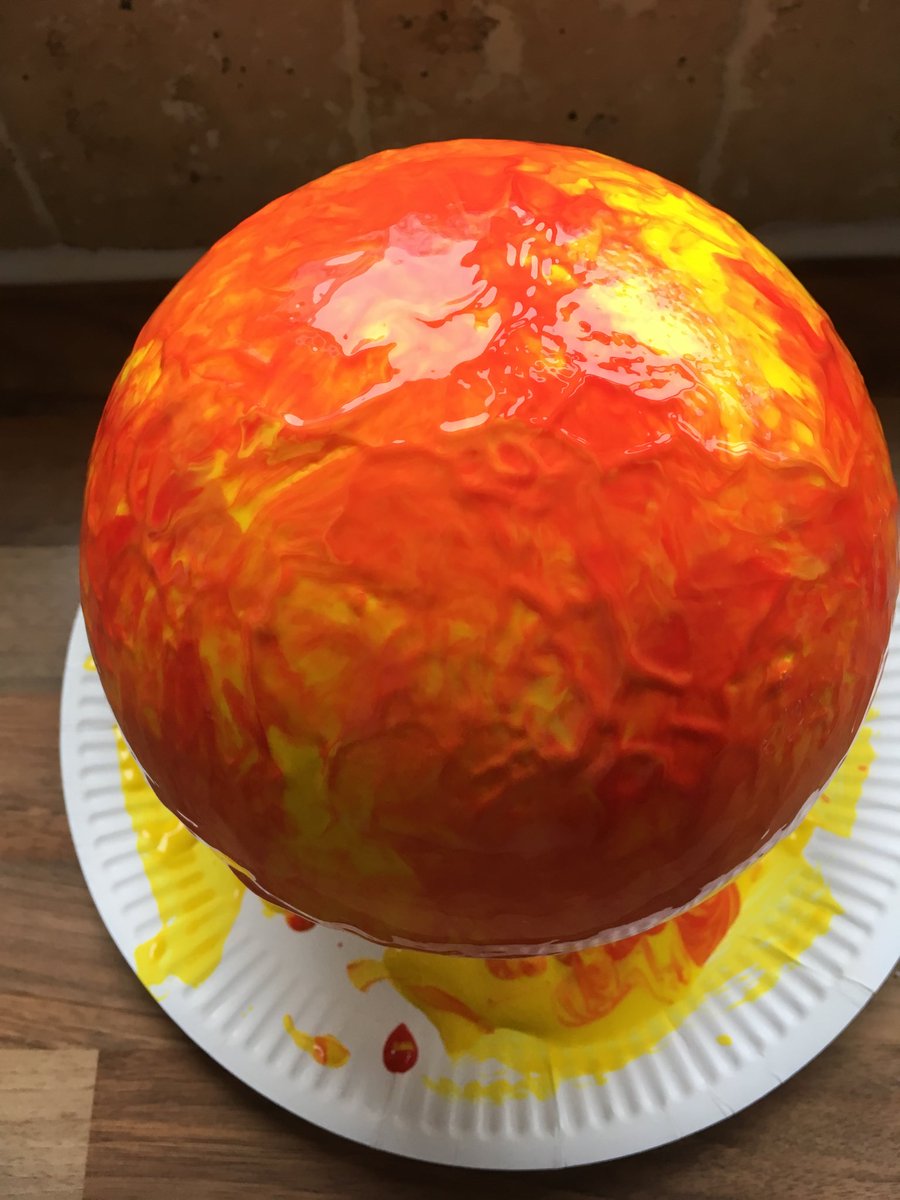 DSN_Amanda's tweet image. Today we are making a solar system #kidshomework