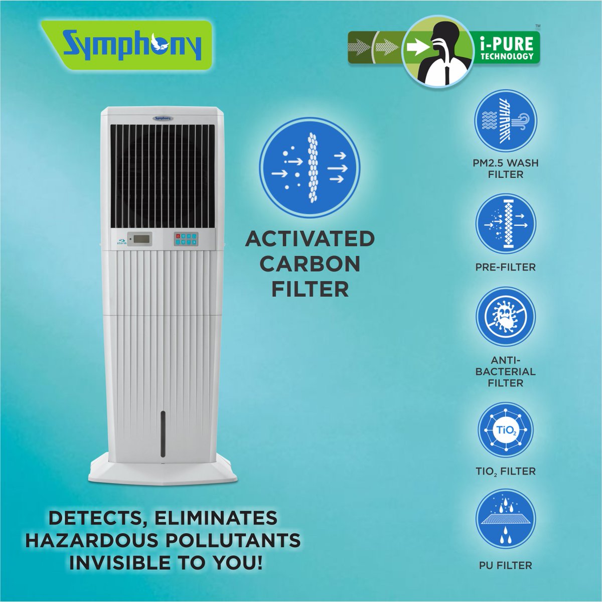 symphony air cooler i pure technology