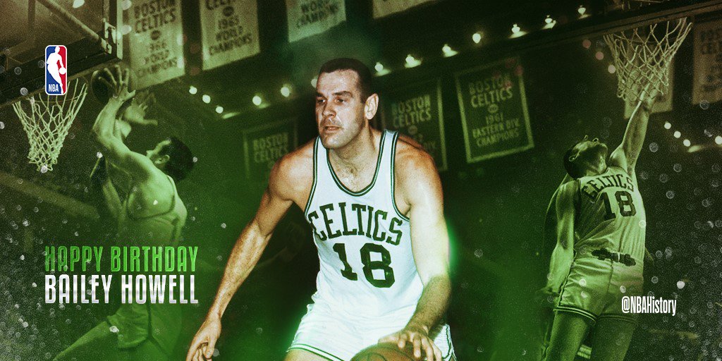 Happy 81st Birthday to 2x Champ and Hall of Famer, Bailey Howell! 
