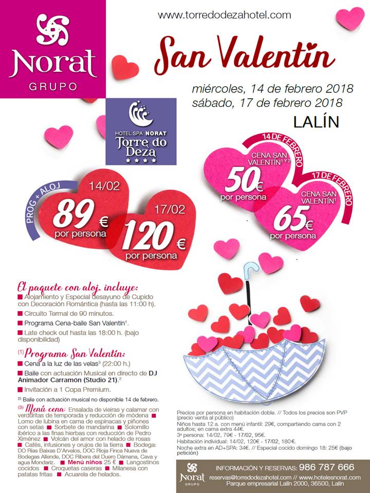 TDHSPA's tweet photo. Especial San Valentín!!!!
14 o 17 de Febrero... Tú decides qué día sorprender a tú pareja!!
Ahora con el código FACESV te ahorras un 25% en nuestros paquetes.
@Sanvalentin #spa #relax #cenaromantica 
Reservas directas: 
986 78 76 66 
reservas@torredodezahotel.com https://t.co/YjfAjChLyG