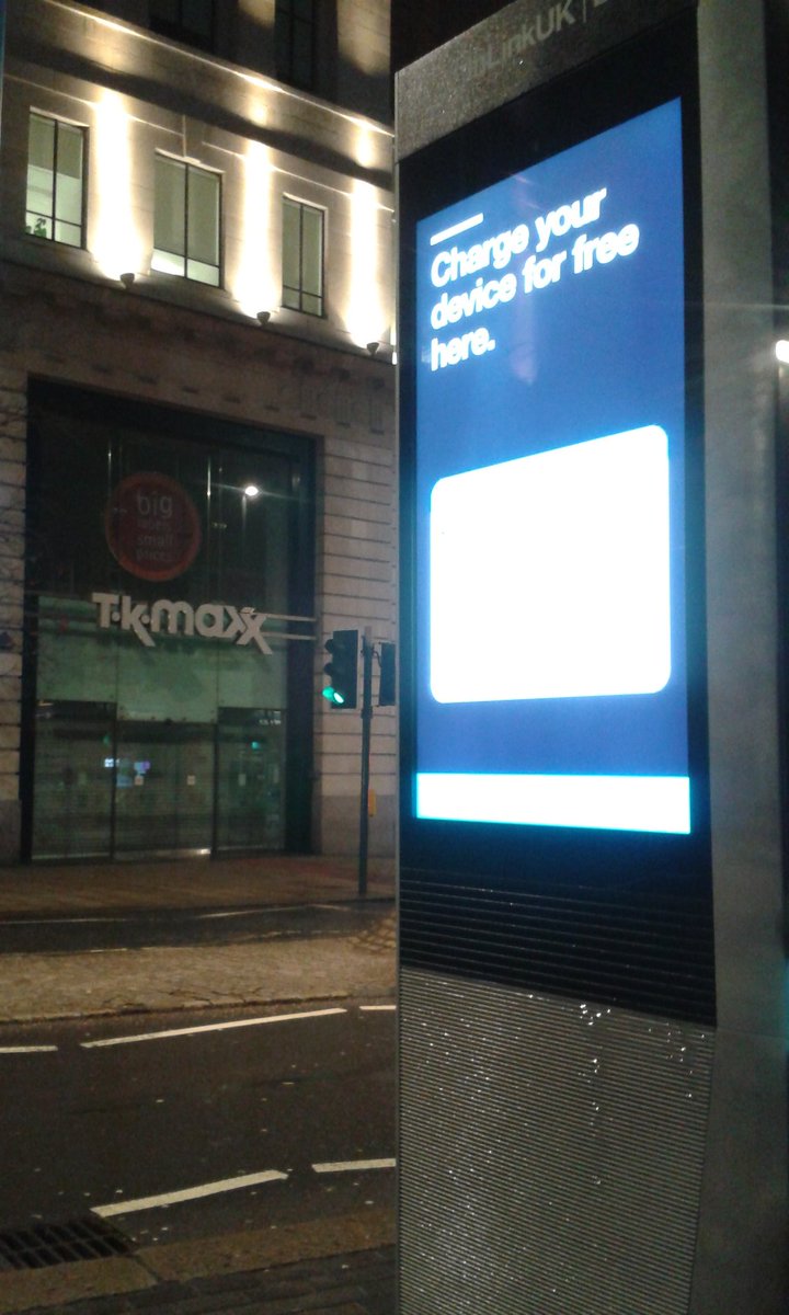 LdsStreetAngels's tweet photo. You can charge your phone and make a phone call for free opposite TKMaxx in Leeds. How useful! https://t.co/FRGsJg9tGD