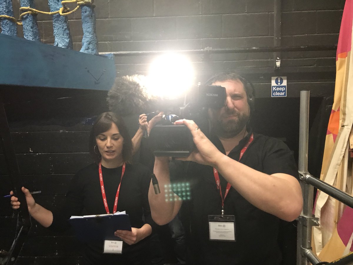 theillusionists's tweet photo. Todays view, a bit more BBC time for 2 days...... #thetwinsfx #bbc #truenorth #andaction #timeformycloseup #filming #qdos @therealposhdave @thetwinsfx @QdosPantomimes https://t.co/fttBLV1jAB