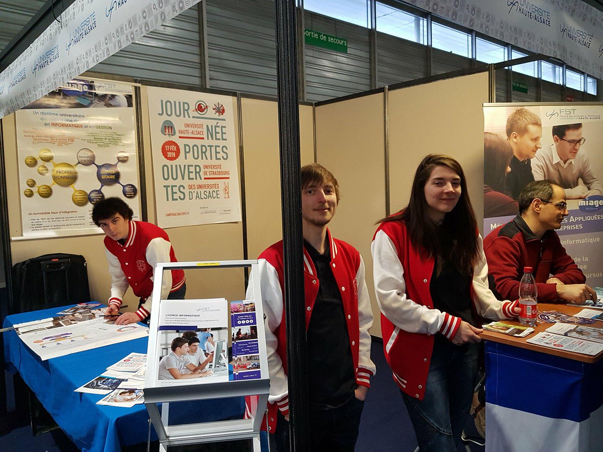 miage68's tweet photo. La MIAGE de @mulhouse est présente à la Journée des Carrières
#journeedescarrieres #miage #formation https://t.co/WrlM5EUv1M