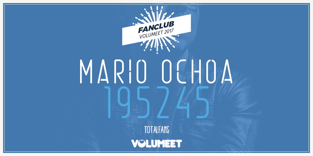 Your fans are ready to support you no matter what… what about you, <a href="/mario_ochoa/">Mario Ochoa</a>? Discover how to make them happy on Volumeet! bit.ly/2Dw2mCw