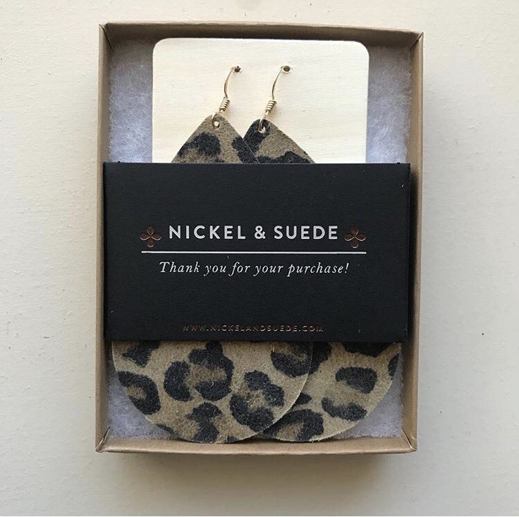 nickelandsuede's tweet photo. "Is there anything better than a Nickel and Suede mail day? No. The answer is no." @rageagainstthemommymachine #nickelandsuedestyle #leopardearrings #leopardeverything #sharingiscaring #girlboss https://t.co/JQ2OOB86o3 https://t.co/qlzrlnuzGt