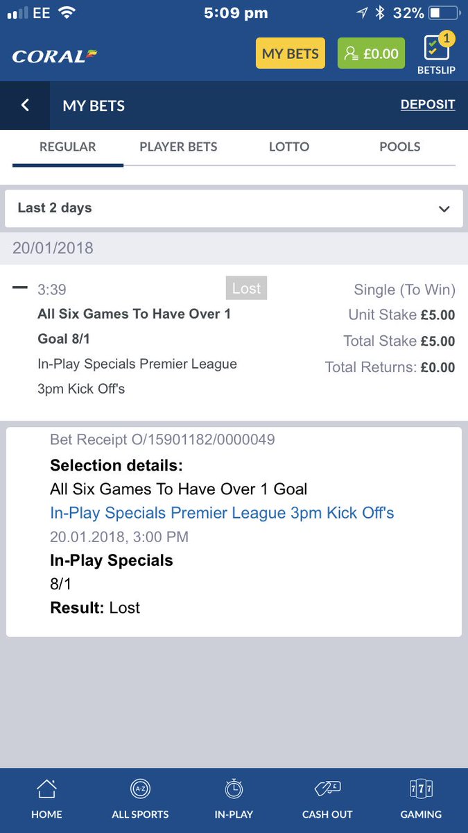 AdamHewson92's tweet photo. @Coral why did this bet become a loss when all the teams scored over 1 goal ???????  #coral #bets https://t.co/j13TtZ3Iq7