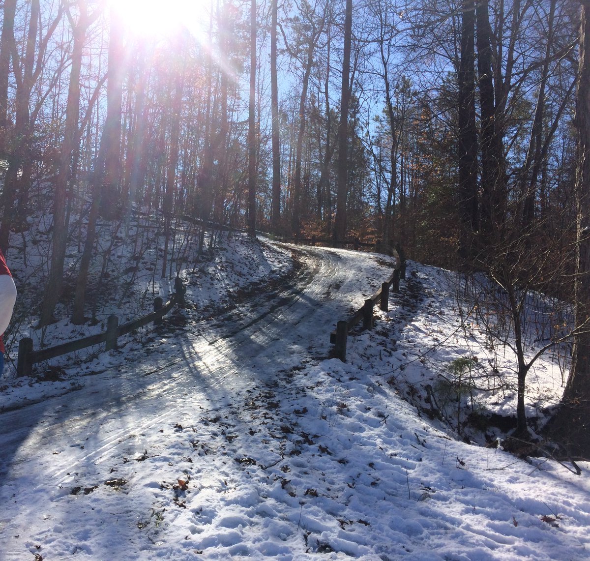 ThomasCooperIII's tweet photo. Let’s go run, he says. I have a new trail to show you, he says. The snow has melted, he says. We crushed it, I say! @RunninMisfits #misfitsonamission #newyearnewgoal https://t.co/PWVUYBm6BI
