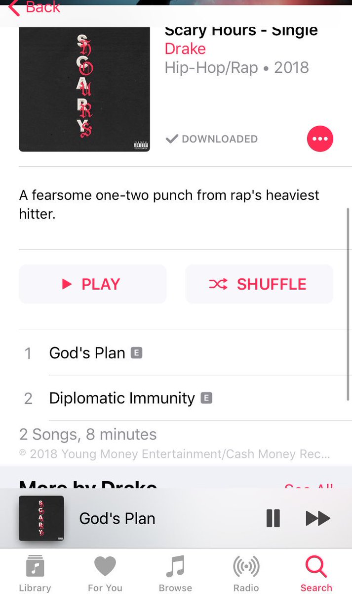 dj_bsmooth's tweet photo. OUT NOW “SCARY HOURS” @Drake  #OVOSOUND 🔥🦉🔥 https://t.co/PY4BkxUDJc