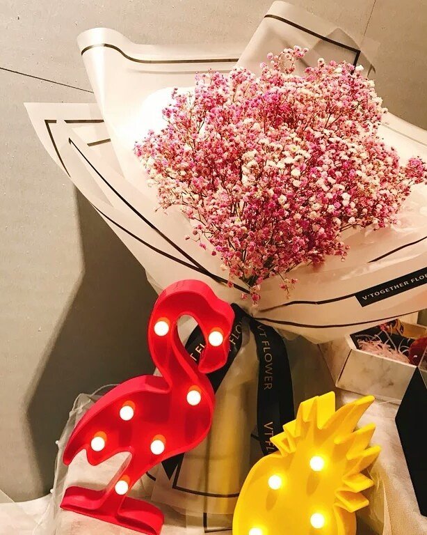 nbakilight's tweet image. #flamingolight #pineapplelight #ledshapelights #homedecorlights #Akilight