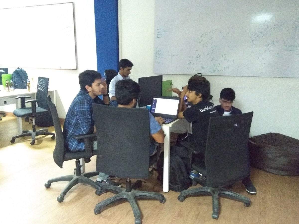 Code bandits at play. Last hour to go! ⏱️👻 #CodeForBeer 🍻