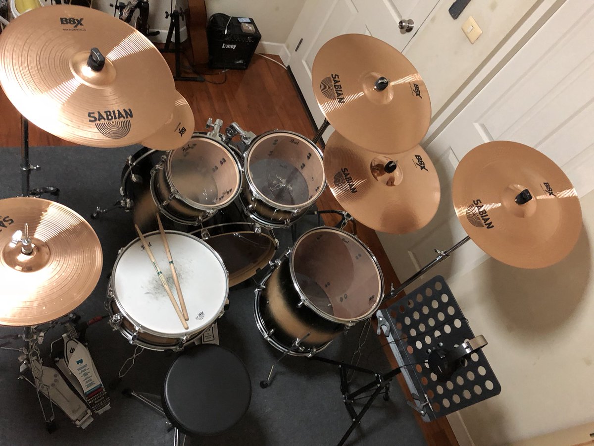 ohmpawatt's tweet photo. ลูก โคตรงาม❤️ Sabian b8x set❤️ https://t.co/UxsQU1eeo3
