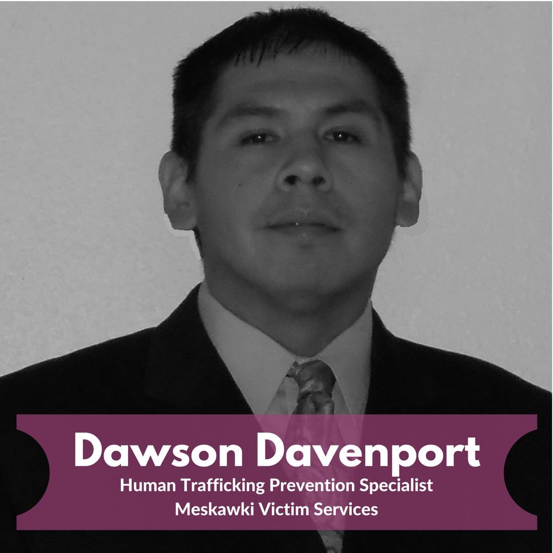 NLC_DesMoines's tweet photo. Meet Dawson Davenport! #FellowsFeature He serves as Human Trafficking Prevention Specialist for the Meskwaki Victim Services. Dawson raises awareness about Human Trafficking in Native American communities. He also hosts his own radio show "We Still Here Radio” #NLCdsm #NLCFamily https://t.co/F33iVpqPC9