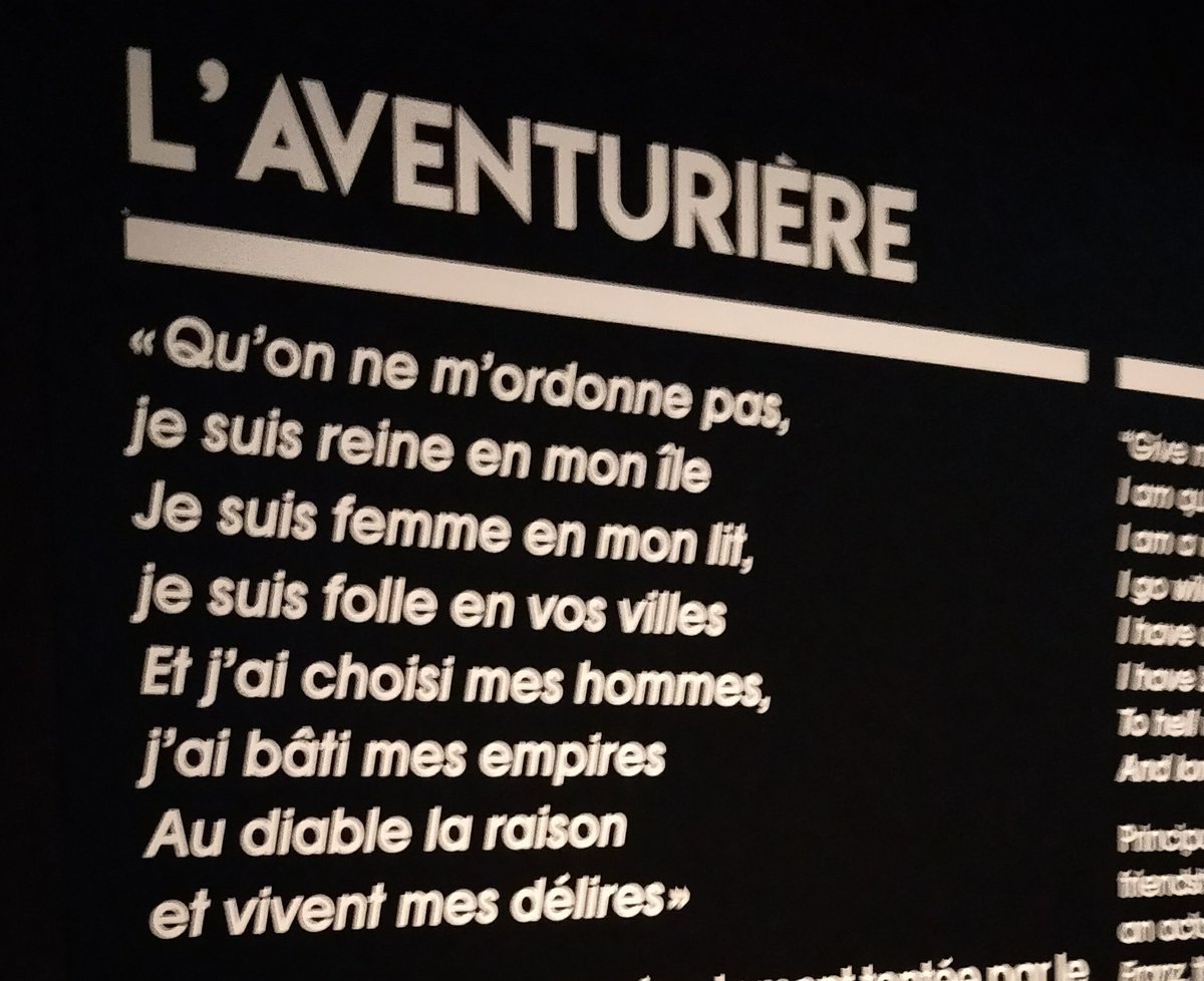Alexandre_Sim's tweet photo. "Au diable la raison et vivent mes délires !"
La plume sublime de Barbara à la Philharmonie de Paris 

#expoBarbara 
#culte
#chanson https://t.co/7W4wPyV4XV