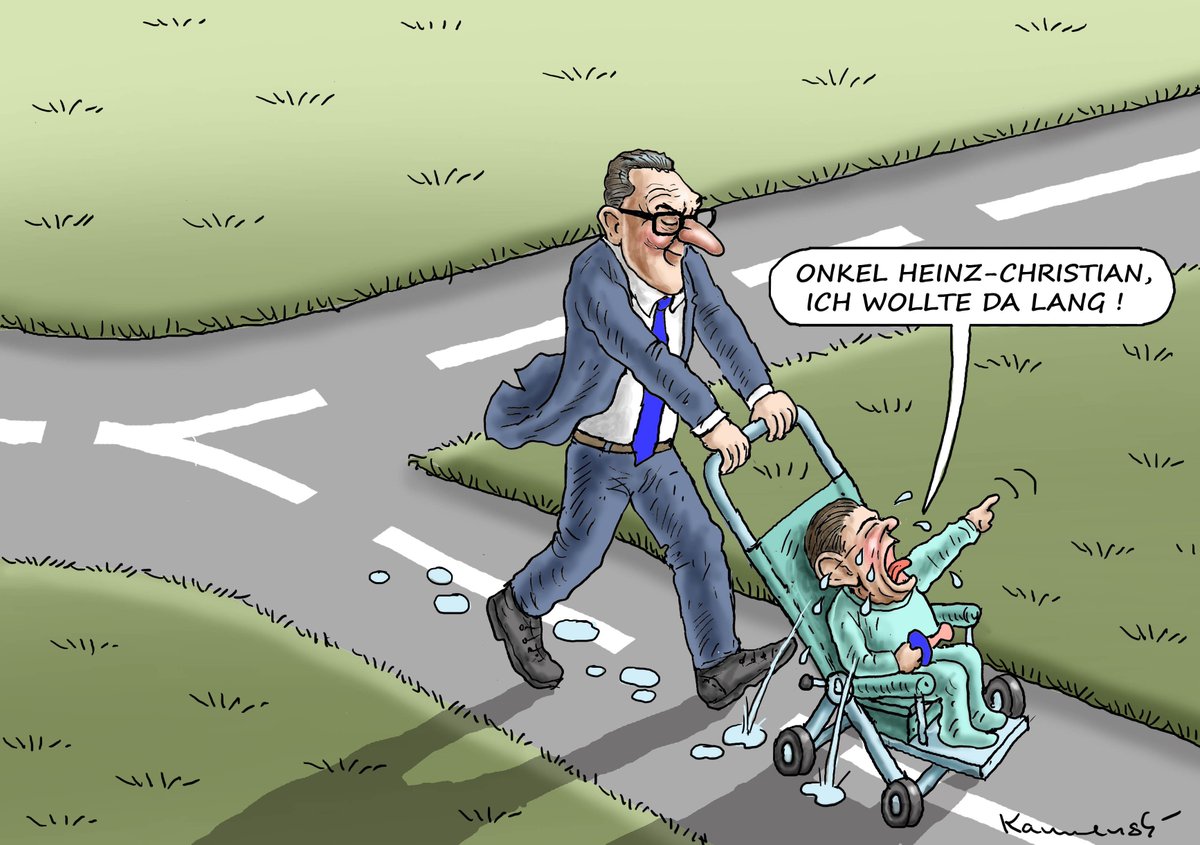 KINDERENTFÜHRER STRACHE
 Bitte lesen:
kurier.at/politik/inland…
 facebook.com/humorkamensky
 humor-kamensky.sk
 twitter.com/MarianKamensky1
 #Ästerreich #Rechtpopulismus #Strache #Kurz