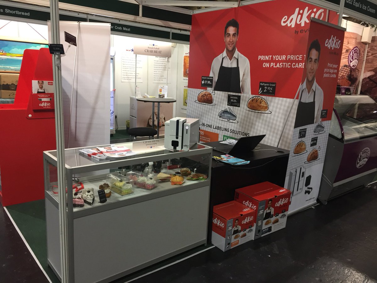 millar_michael's tweet image. All setup and running for Speciality Food Show GLASGOW 2018 Edikio range on show