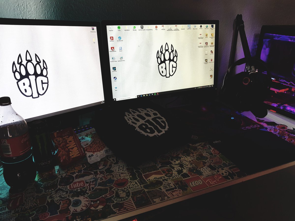 Hoffentlich fängt sich BIG heute wieder. Ich glaub an die Jungs !!! Gegen Navi wird's was. Go BIG or Go Home !!! #BIGCLANgg #99Major #99DAMAGE