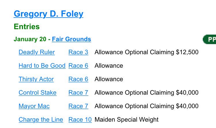 Foley Racing tweet media