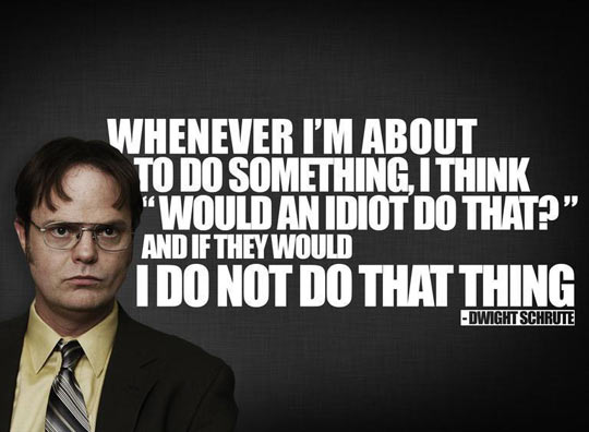   Happy Birthday to Rainn Wilson, the actor best known as the very quotable Dwight Shrute! 