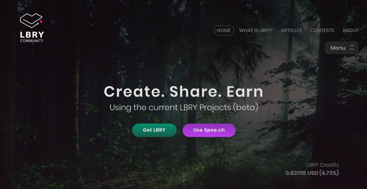 LBRYCommunity's tweet image. Snapshot of our new website at ---&amp;gt; LBRY.Community