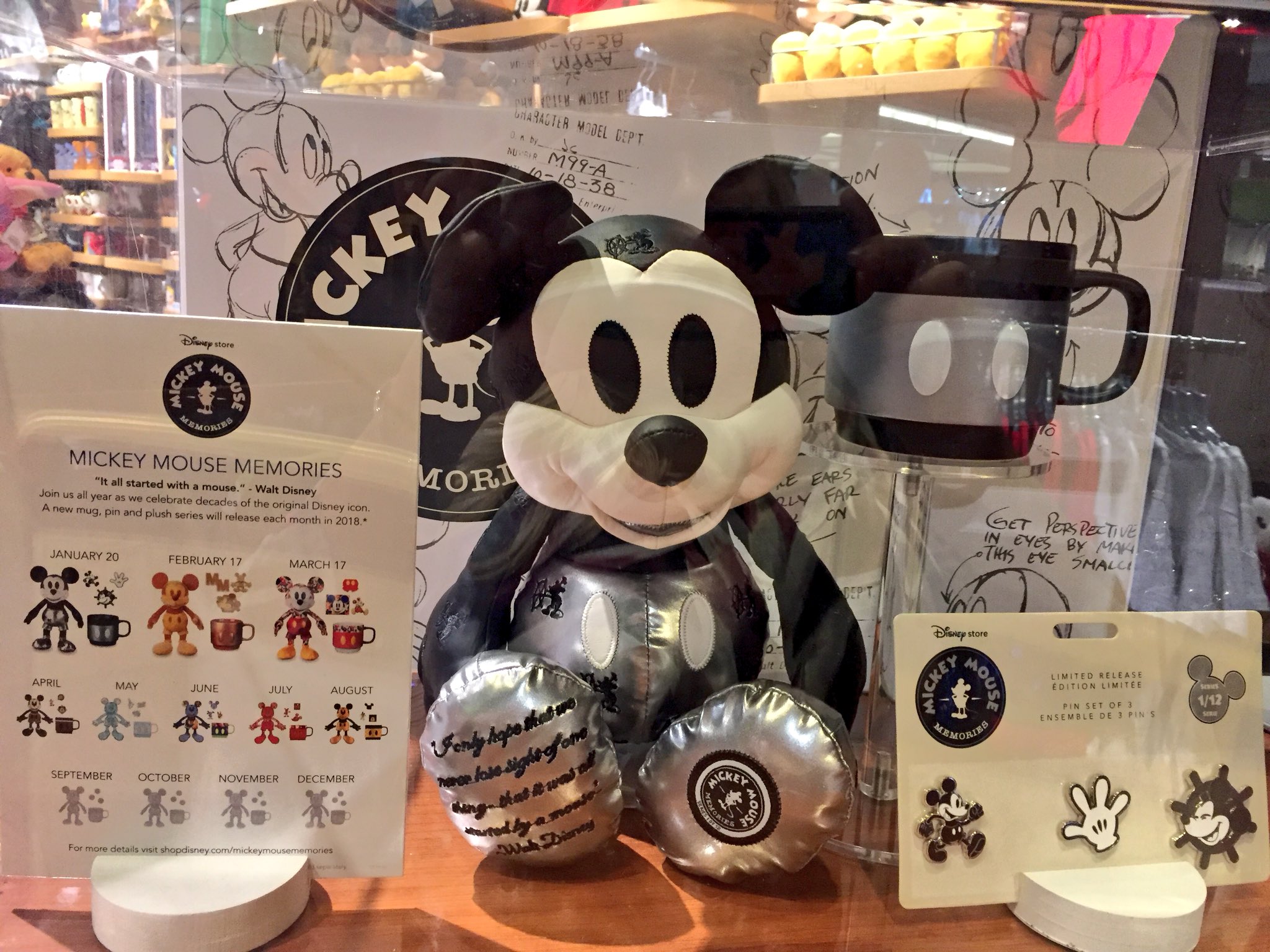 mickey mouse december plush