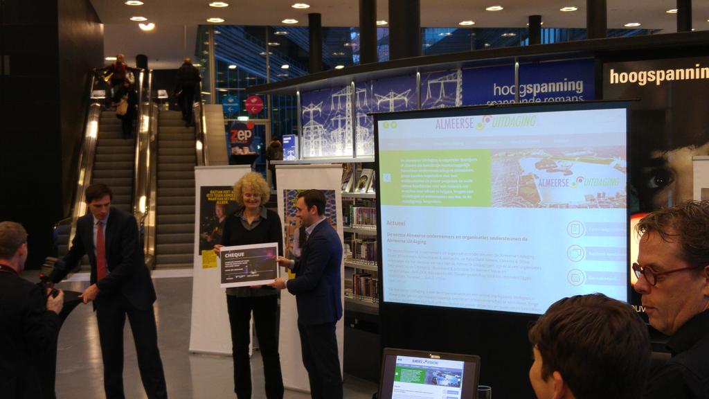 1e match via Almeerse Uitdaging gerealiseerd met Vis à Vis/Voiceworks. Mooi. #hetkaninalmere