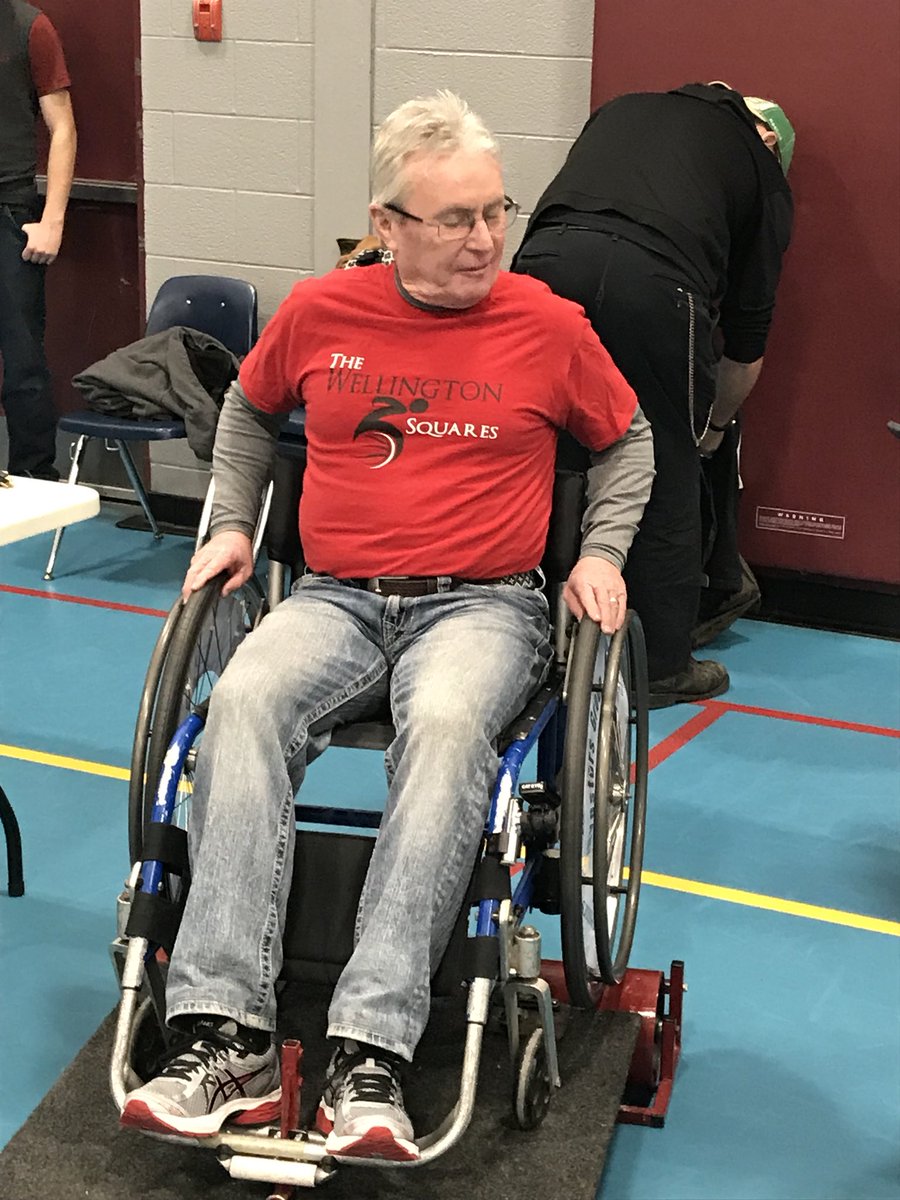 BrantfordFire's tweet photo. Councillors and City members playing wheelchair Basketball in suppprt of Participatiom House and Brantwood.  Lost our first game... https://t.co/MfLXymRkA4