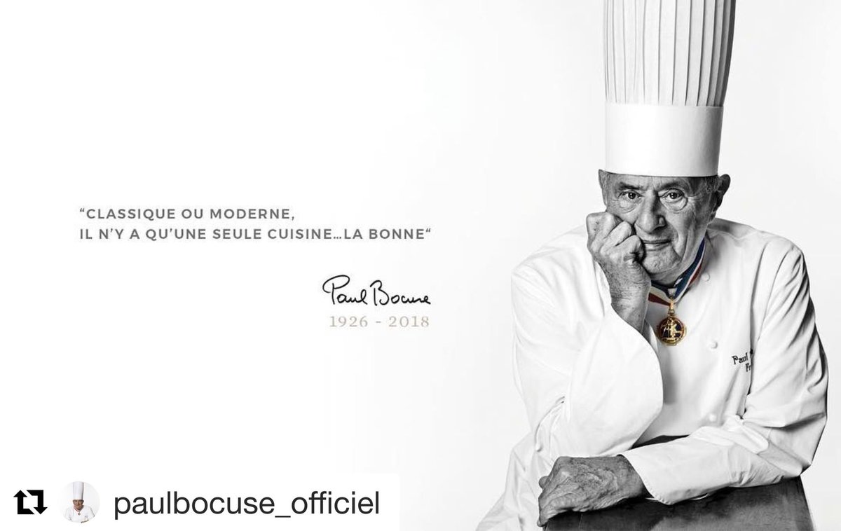 ChefsdeFrance's tweet image. It is with great sadness that we inform you of the passing of Paul Bocuse.
Chef Bocuse opened Chefs de France in 1982 at Epcot.
He will be forever in our hearts.