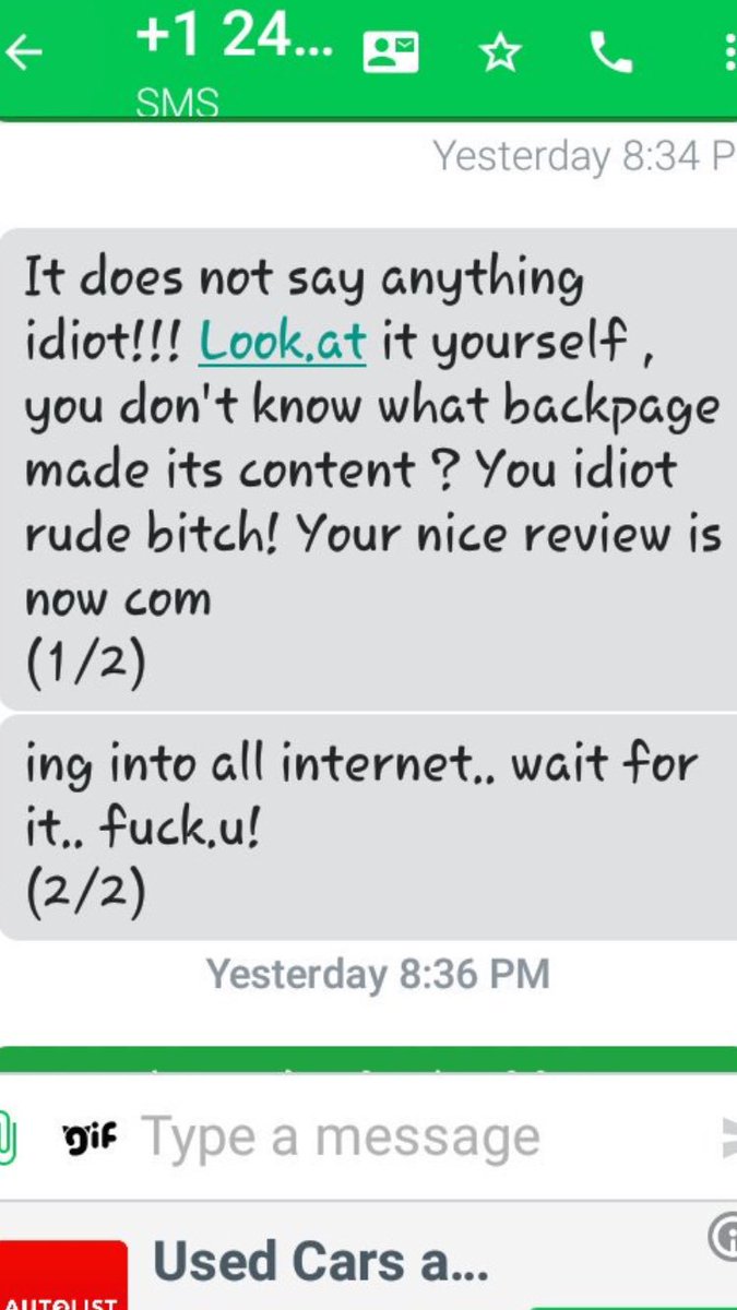 Slobbyists get all butt hurt and threaten ladies when they don’t get their way.  Pathetic Losers #Slobbyist