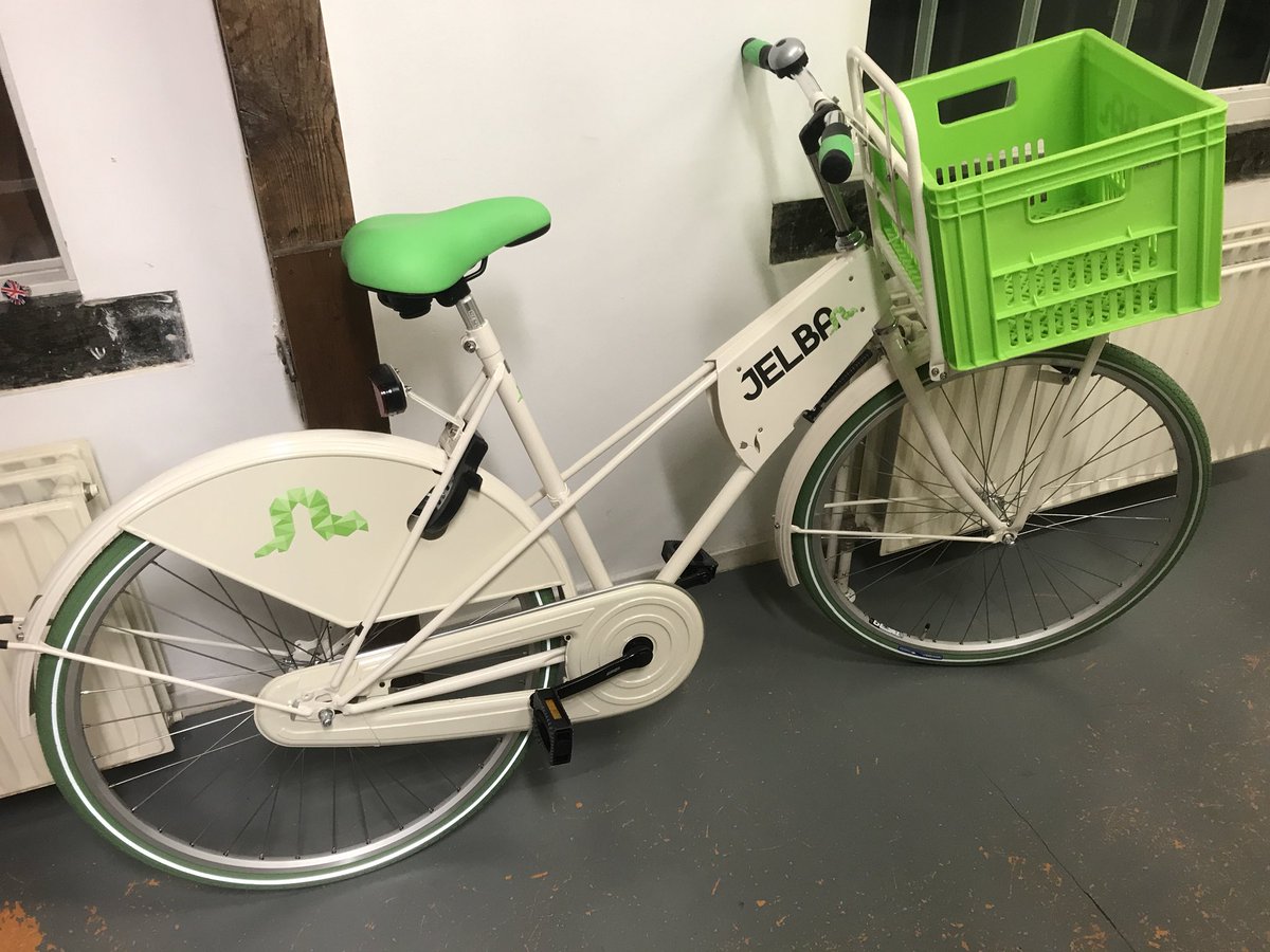 Geen bedrijfsauto, maar een bedrijfsfiets..... bij <a href="/JelbaDigital/">Jelba</a>