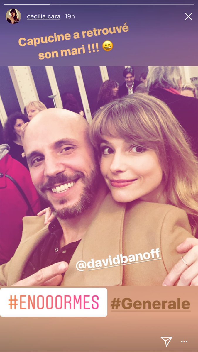 Team_DavidBan's tweet photo. #CAPTURE | #INSTASTORY : Cécilia Cara.
Générale de presse #Enooormes https://t.co/gGFC3TCP1N
