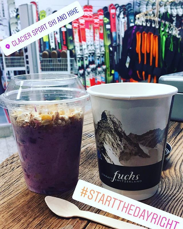 lee_wright2624's tweet photo. Perfect way to start the day! Tasted gross and wanted a buttery croissant!  #healthybreakfast #2018goals #skiinstructorlife #rossignol #glaciersport #happyweekend https://t.co/Eo4tNN4yXR https://t.co/XHaa3i7hbP