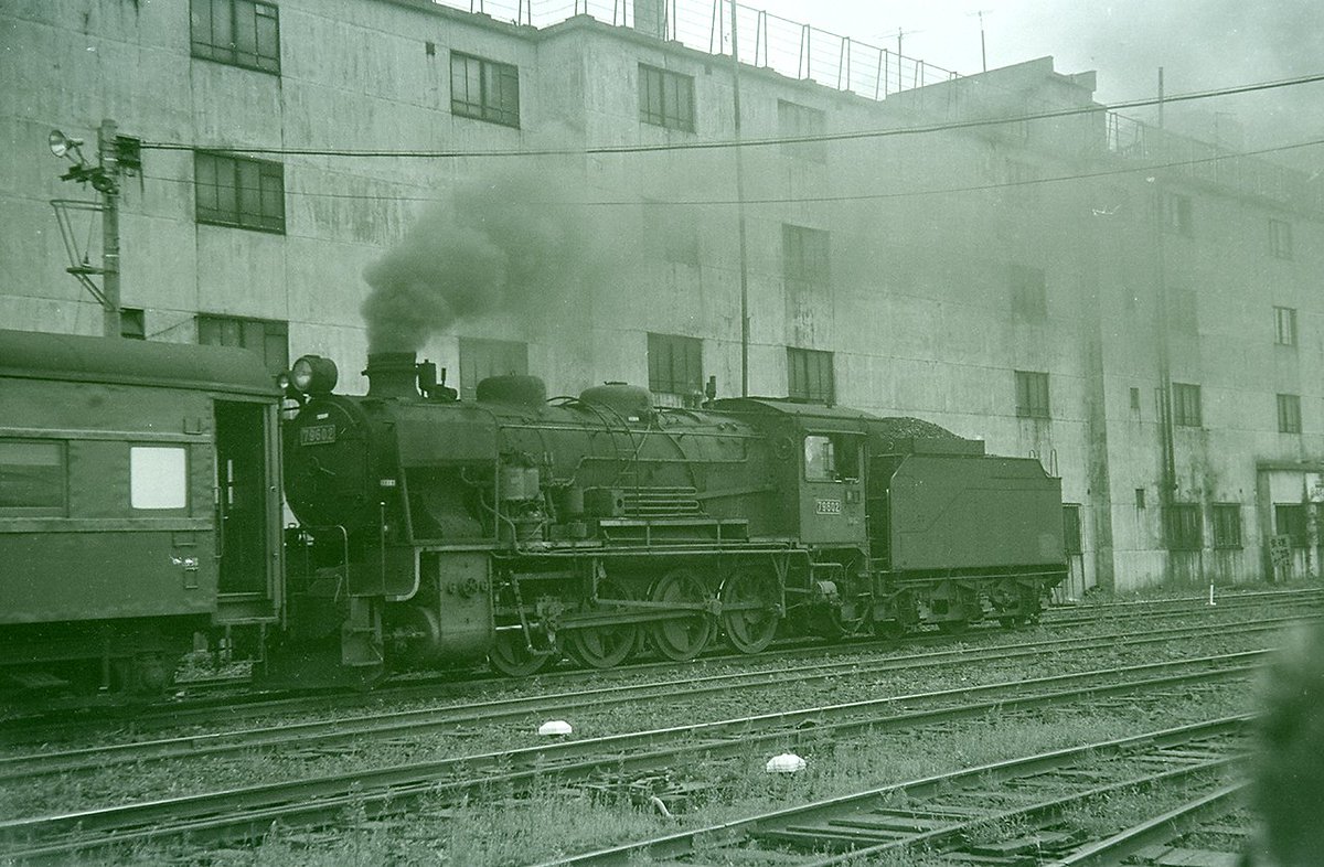 入手したネガにたまたま写っていた9600形79602。撮影時期は1975年頃