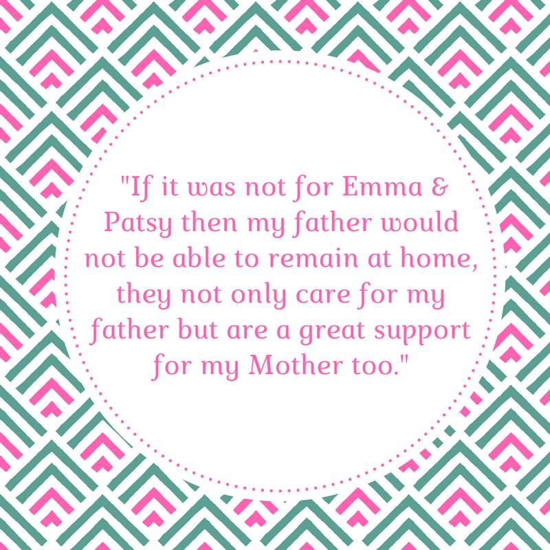We received a lovely compliment about 2 members of the Ark Family this week. Thank you Emma &amp; Patsy!