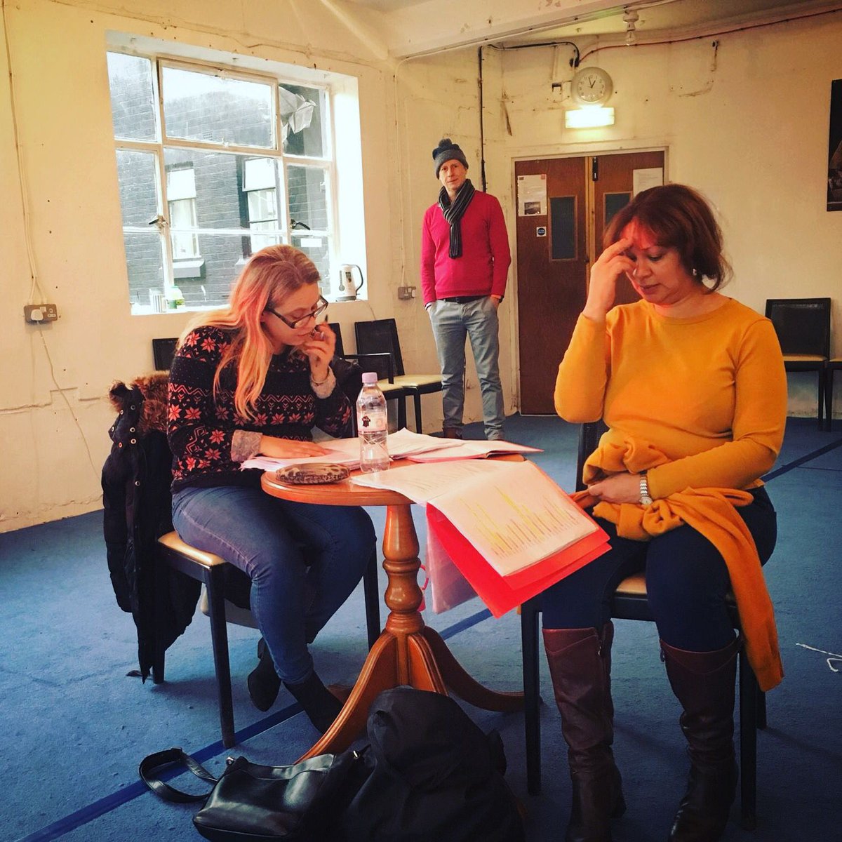 ShellAndDavey's tweet image. Rehearsals for #ShellandDavey continue @PlatformSthwrk