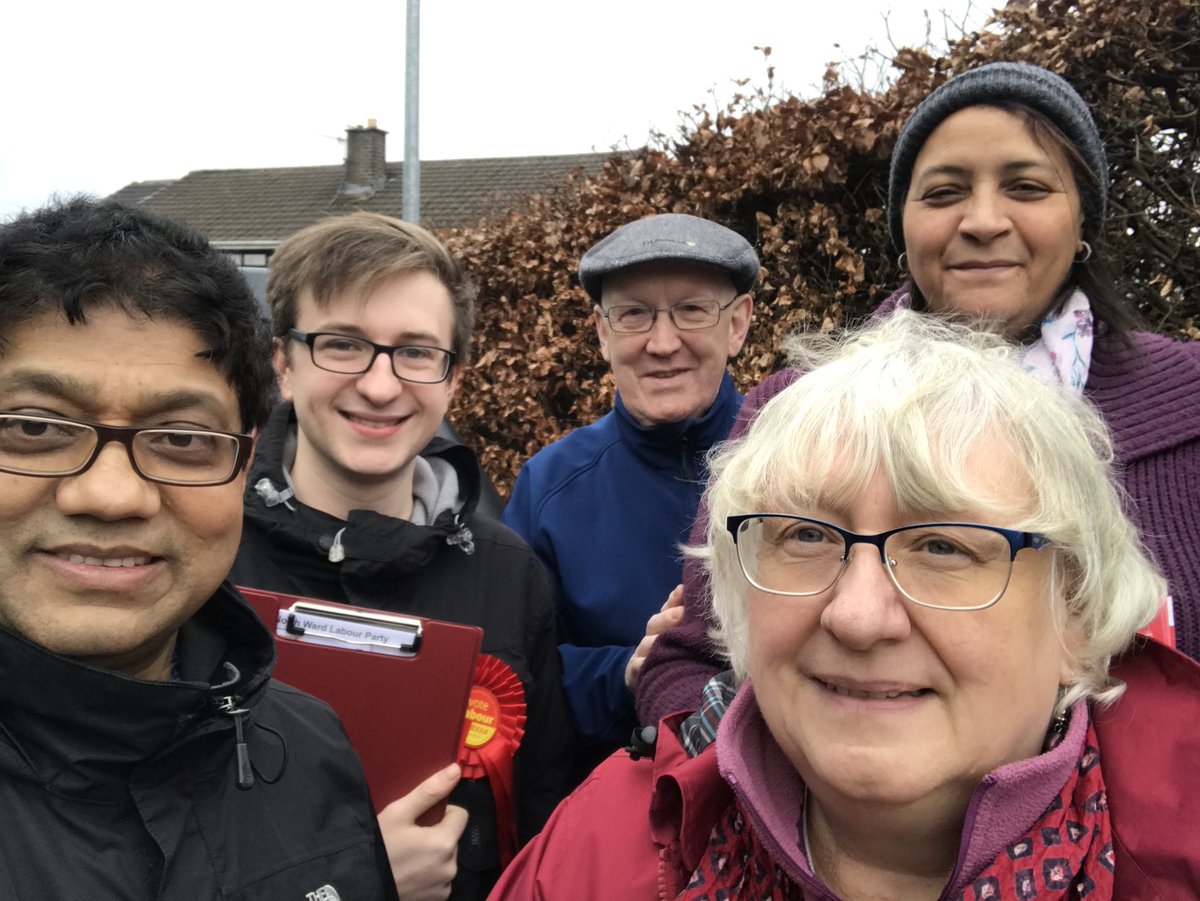 Canvassing for Cllr Hannah Roberts in Royton North. Excellent support for Hannah on the doorstep. <a href="/CllrJStretton/">Jean Stretton</a> <a href="/eddie_moores/">Eddie Moores</a> <a href="/hulmeroberts/">Hannah Roberts</a> <a href="/oldhamlabour/">Oldham Labour Group</a>