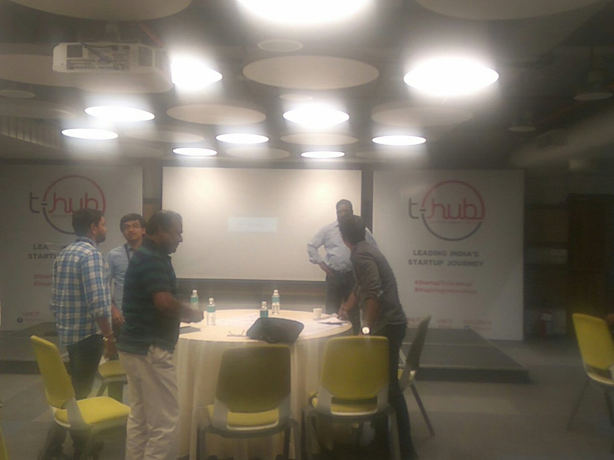 NebulaeSoftware's tweet photo. Today we're at #TScale Cohort catch-up to work on our business model w/ CoCreation & @THubHyd. Exhaustive & insightful session, and great catching up with other businesses in the Cohort. https://t.co/lfaQj2UfUs