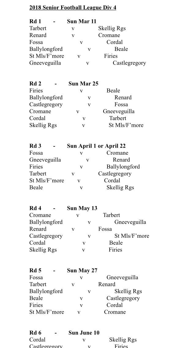 Official Reenard GAA tweet media