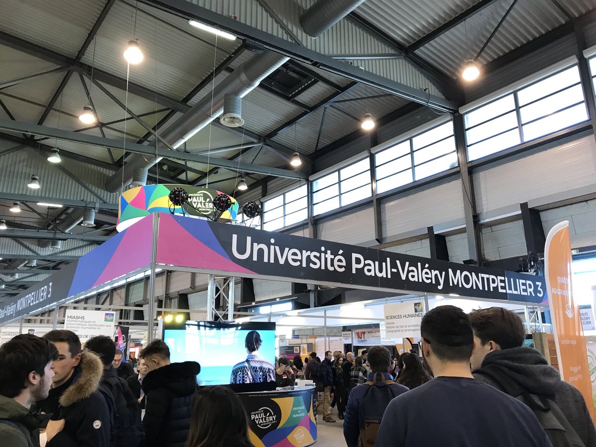 ITIC_Mtp's tweet photo. Dernier jour pour retrouver l’#ITICmtp et l’@univpaulvalery au Salon de l’Enseignement Supérieur. Nous vous attendons nombreux à notre journée portes ouvertes le 14 Mars ! #orientation #JPO https://t.co/4b9LFtiFOM