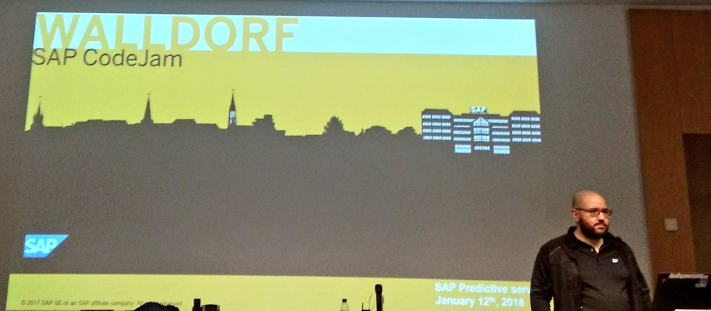 chooryfury's tweet image. 12012018: &quot;You don&apos;t replace anything that works!&quot; - words of wisdom by @adadouche

It&apos;s been quite a while since I heard this. Much needed reassurance. 😉👏 Merci beaucoup. #sitWDF #SAPCodeJam @SAPInsideTrack #PredictiveServices