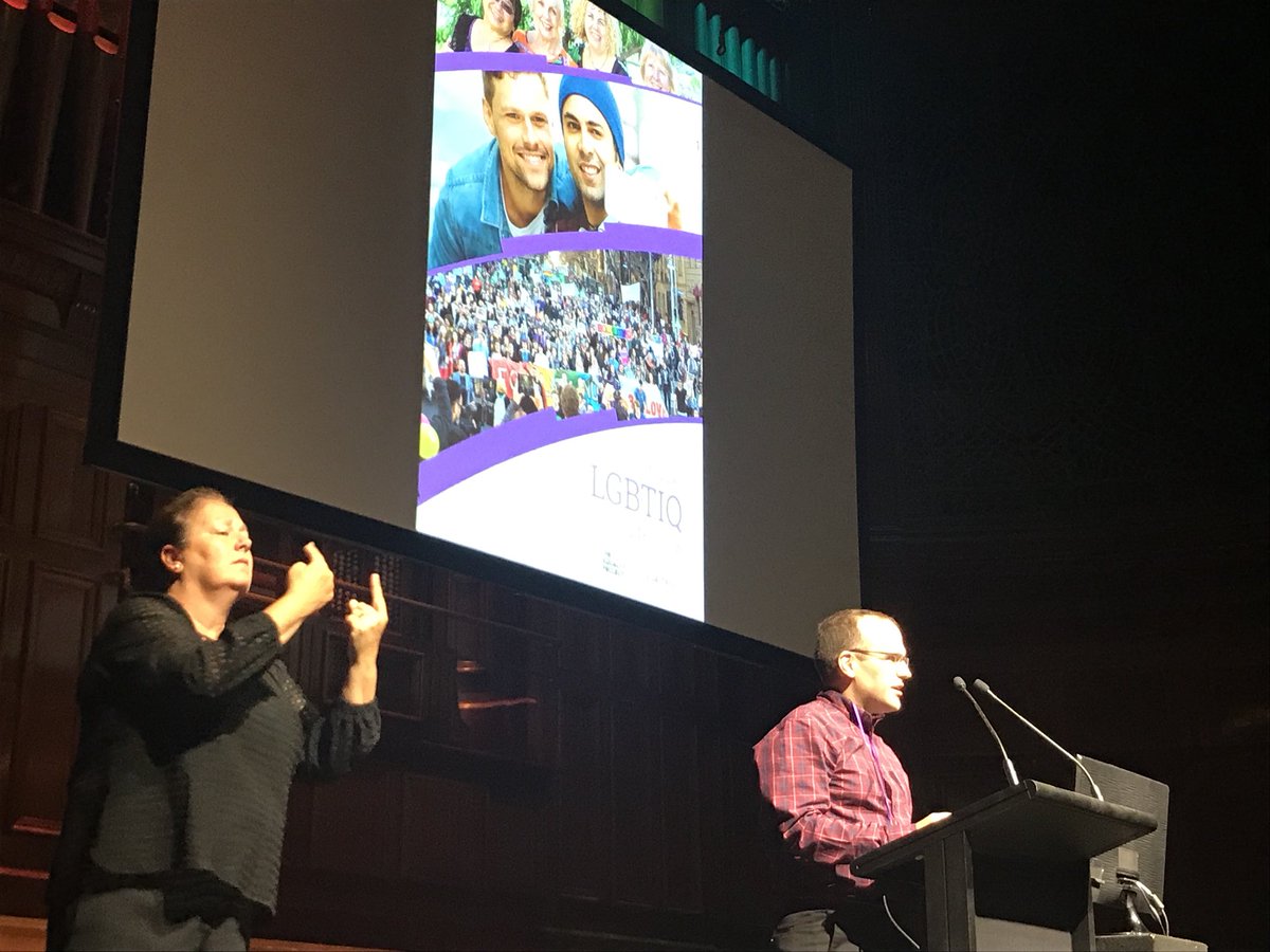 Nathan Despott launching the “Australian LGBTIQ Policy Guide 2018” initially developed by <a href="/AusEquality/">Aus Equality Party</a> which is being handed over to <a href="/EqualityProj_au/">The Equality Project ®</a>. An open source document available for everyone to use and adopt. #BetterTogether2018