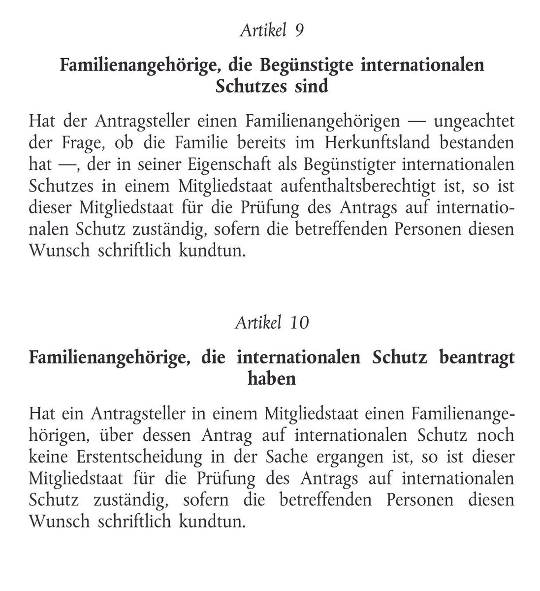 DavidScheibler's tweet photo. @DerSPIEGEL @SPIEGELONLINE @PeterMueller9 Und die Regelung unterscheidet sich jetzt wie genau von der bestehenden? Vgl. die derzeit bereits geltende Rechtslage zur Zuständigkeit (Art. 9 und 10 Dublin III VO): https://t.co/WJgEjx5MzZ