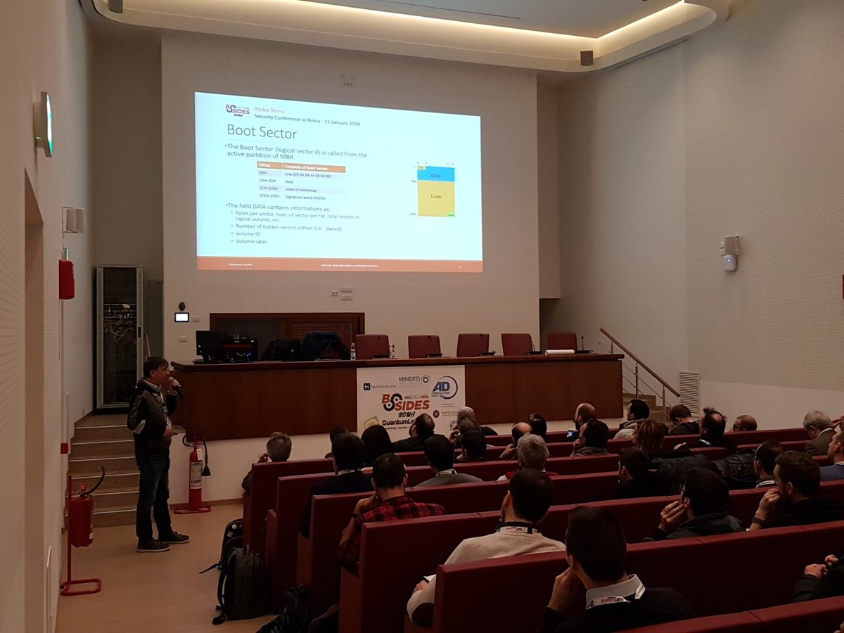 BSidesRoma's tweet image. #BSidesRoma18 #Bootkit #cybersecurity #InfoSec