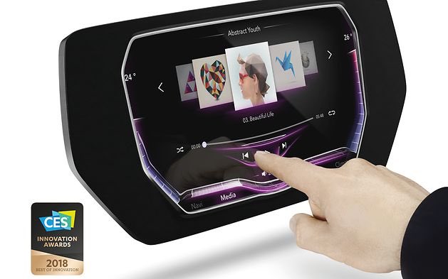DirkPophusen's tweet photo. Continental’s 3D Touch Surface Display Receives Highest Honor at CES 2018 Innovation Awards https://t.co/K9LvbPjFbd #Continental #Future https://t.co/YelnuBbmhc